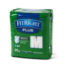 Fitright Plus Brief Wrap Medium White - Ctn 80