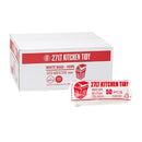 Garbage Bag 27L White Roll Pack - Ctn 1000