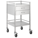 Trolley S/S 2 Drawer 50x50x90cm