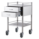 Trolley S/S 2 Drawer 50x50x90cm
