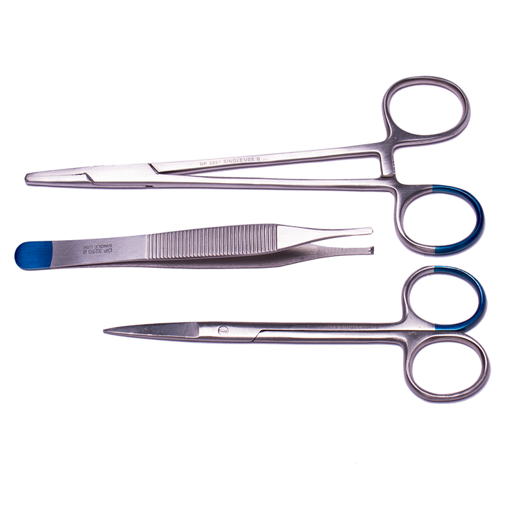 Multigate Suture Pack 5 /w Sh/Sh Scissor Sterile Disp