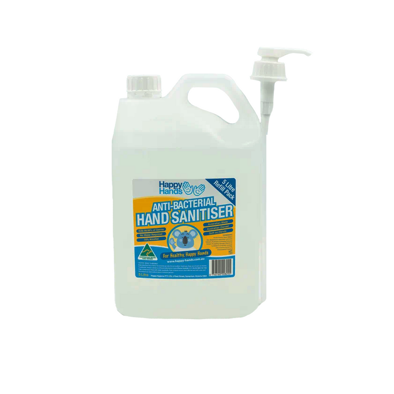 Happy Hands Sanitiser 70% Alc 5L