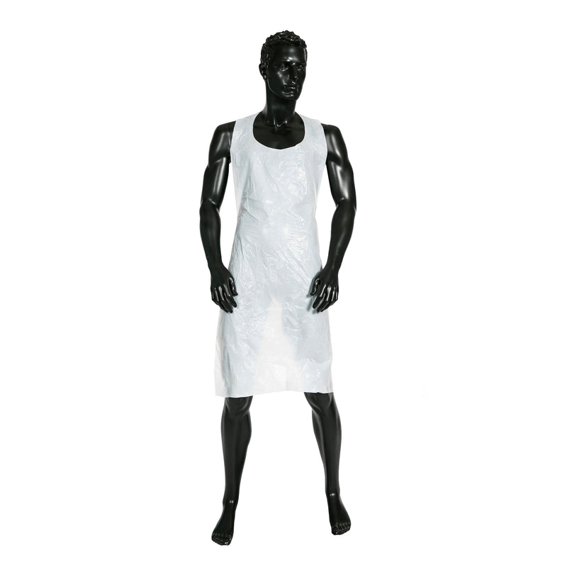 SafeBasics Apron White - Box 50