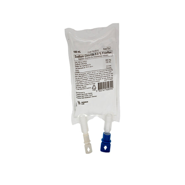 Sodium Chloride Saline IV Bag 100ml