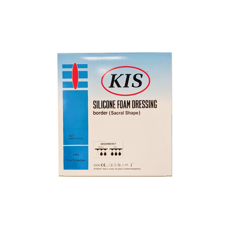 KIS Silicone Foam Border (Sacral Shape) 17.5cm x 17cm - Box 5