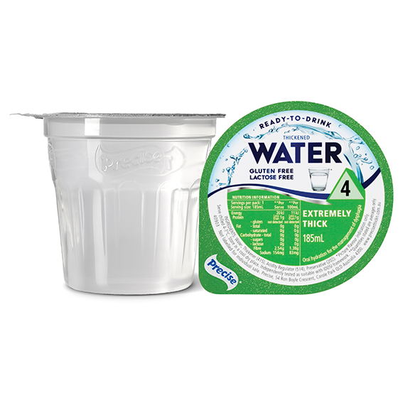 Precise Water Extremely Thick/Level 4 185ml Dysphagia RTD - Ctn 12