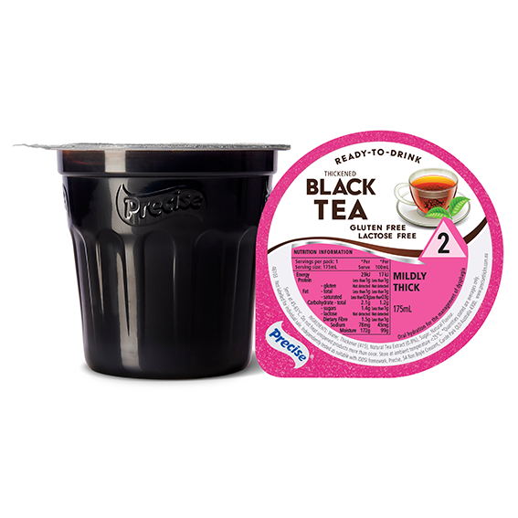 Precise Black Tea Mildly Thick/Level 2 175ml Dysphagia RTD - Ctn 24