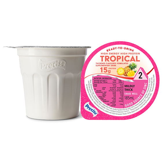 Precise HEHP Tropical Mildly Thick/Level 2 185ml Dysphagia RTD - Ctn 12
