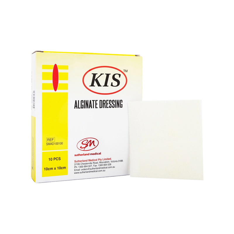 KIS Alginate 10 cm x 10 cm-Box 10