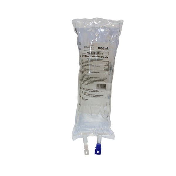 Sodium Chloride Saline IV Bag 1LT