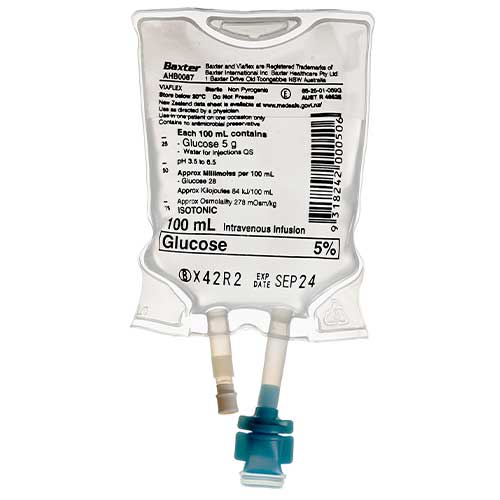 Glucose 5% IV Bag 100ml