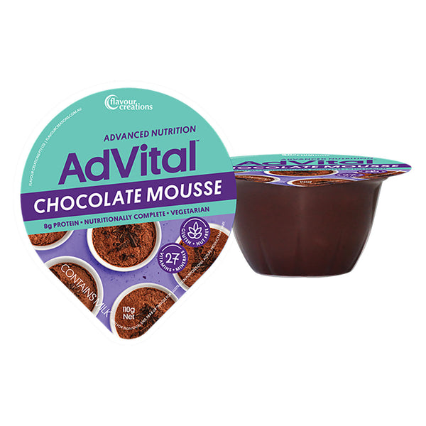 Flavour Creations Advital Chocolate Mousse 110g - Ctn 36