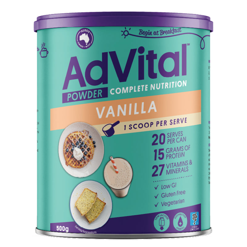 Flavour Creations AdVital Vanilla Powder 500g - Each