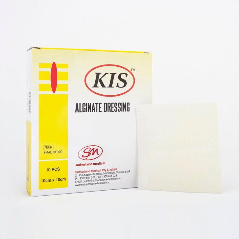 KIS Alginate 10 cm x 10 cm-Box 10