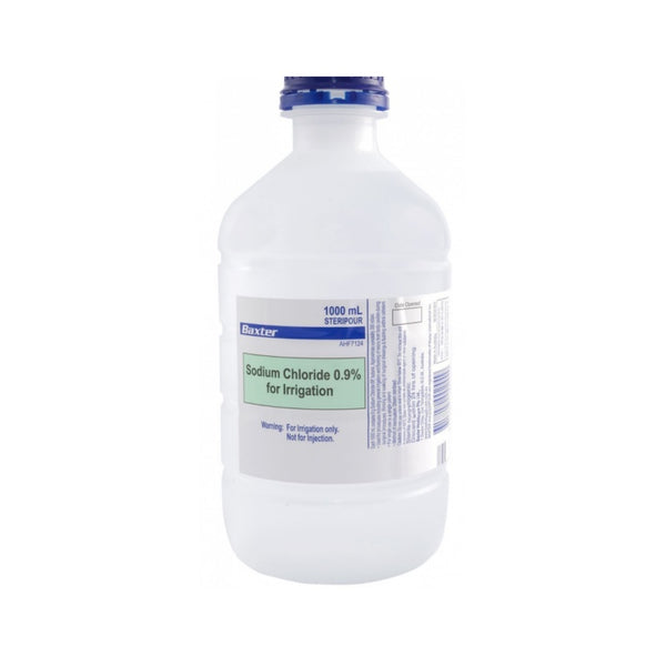 Baxter Sodium Chloride 0.9% Irrigation Solution Steripour, 1ltr - Each