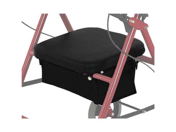 BRO 202 Standard 8" Rollator / Walker- Red