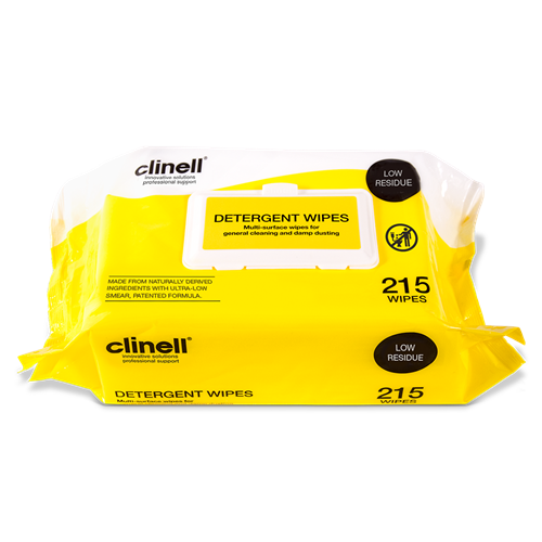 Clinell Detergent Wipes - Pkt 215