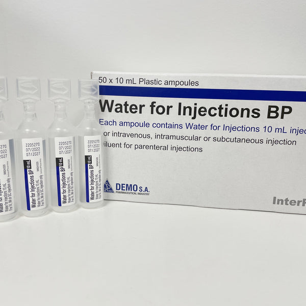 Water for Injection 10ml Amp - Box 50