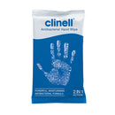 Clinell Antibacterial Handwipes Individually Wrapped - Box 100