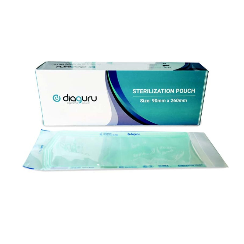 DiaGuru Self Seal Pouch 90x260mm - Box 200