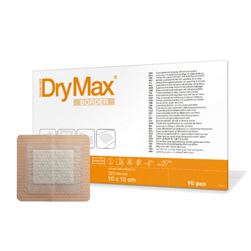 DryMax Border 7.5cm x 7.5cm-Box 10