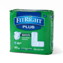 Fitright Plus Brief Wrap Large Blue - Ctn 80