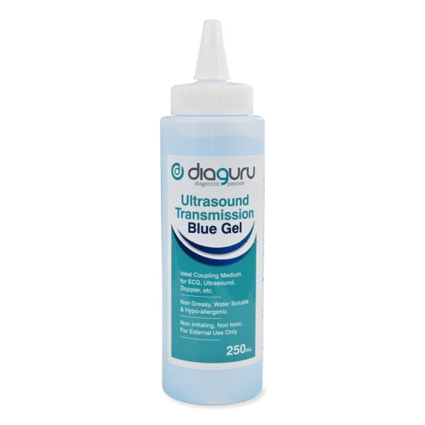 Diaguru Ultrasound Transmission Gel Blue 250ml - Each