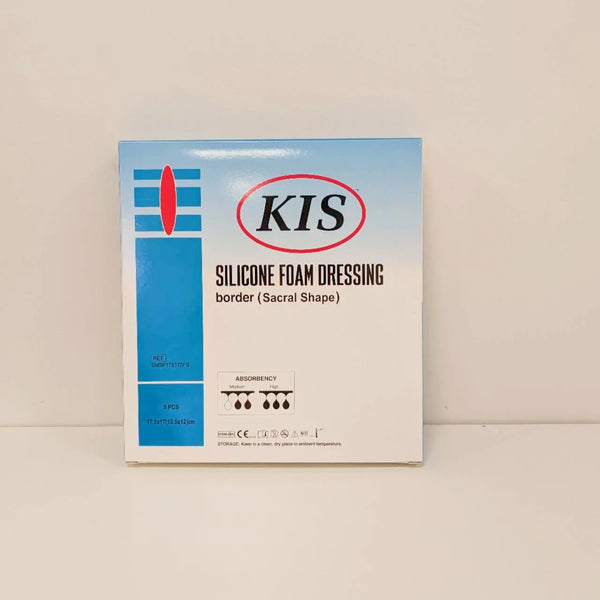 KIS Silicone Foam Border (Sacral Shape) 17.5cm x 17cm - Box 5