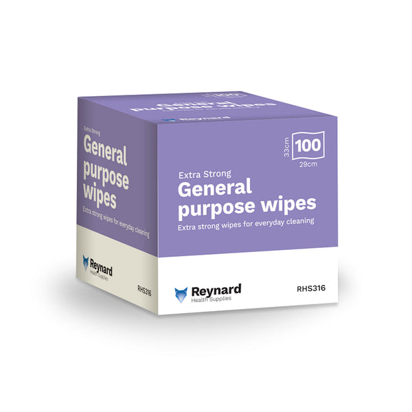 Reynard Extra Strong General Purpose Wipes - Box 100