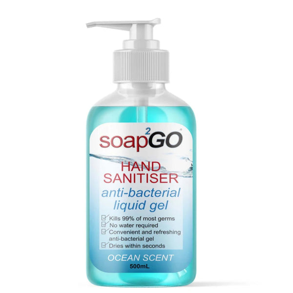 S2Go Hand Sanitiser Gel 75% w/w Alcohol 500mL
