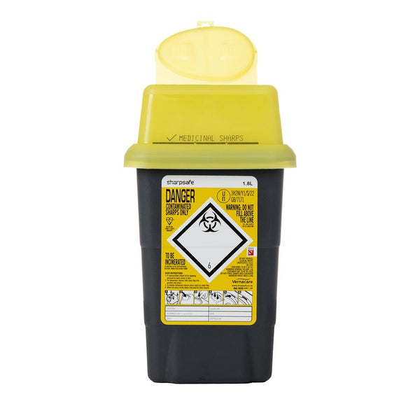 Sharpsafe 1.8 L Sustainable Sharps Container
