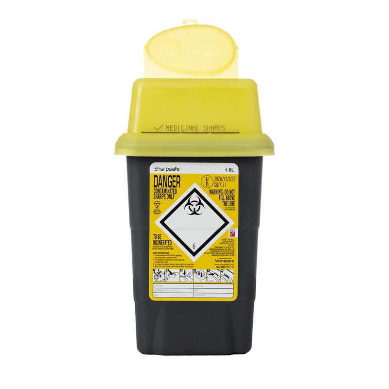 Sharpsafe 1.8 L Sustainable Sharps Container
