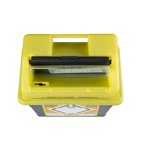 Sharpsafe 9L Sustainable Sharps Container with Protective Access