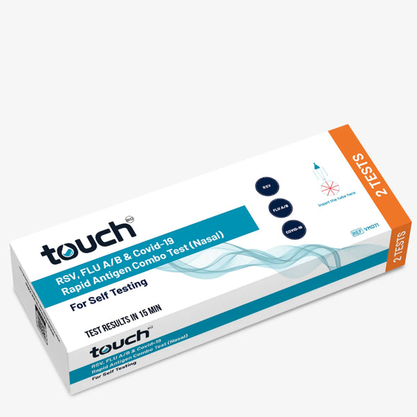 TouchBio RSV, Flu A/B & COVID-19 Antigen Test - Box 2