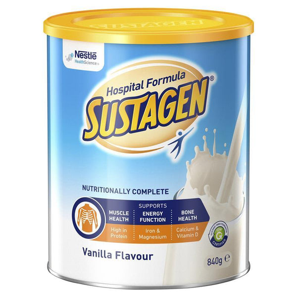 Sustagen Hospital Formula Vanilla 840g - Ctn 6