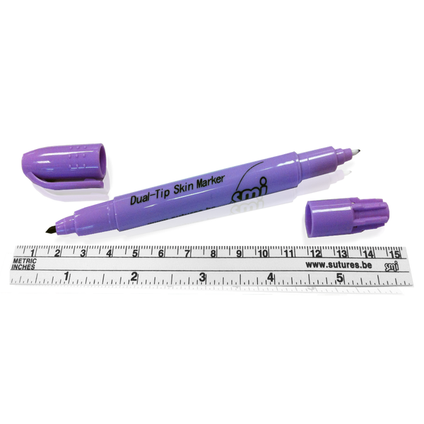 Sterile Skin Marker Dual Tip with Ruler