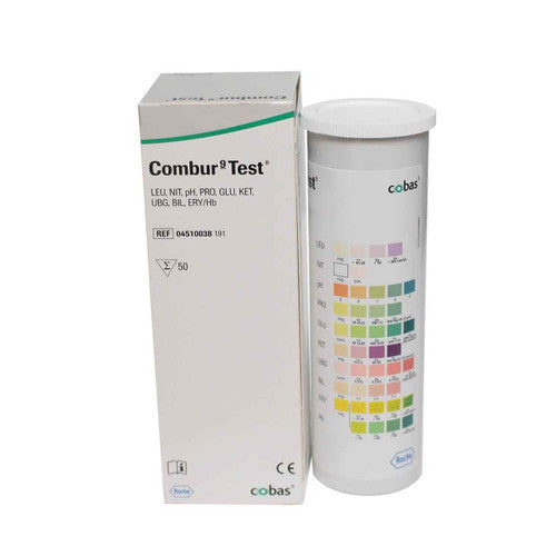 Combur 9 Reagent Strips - Box 50