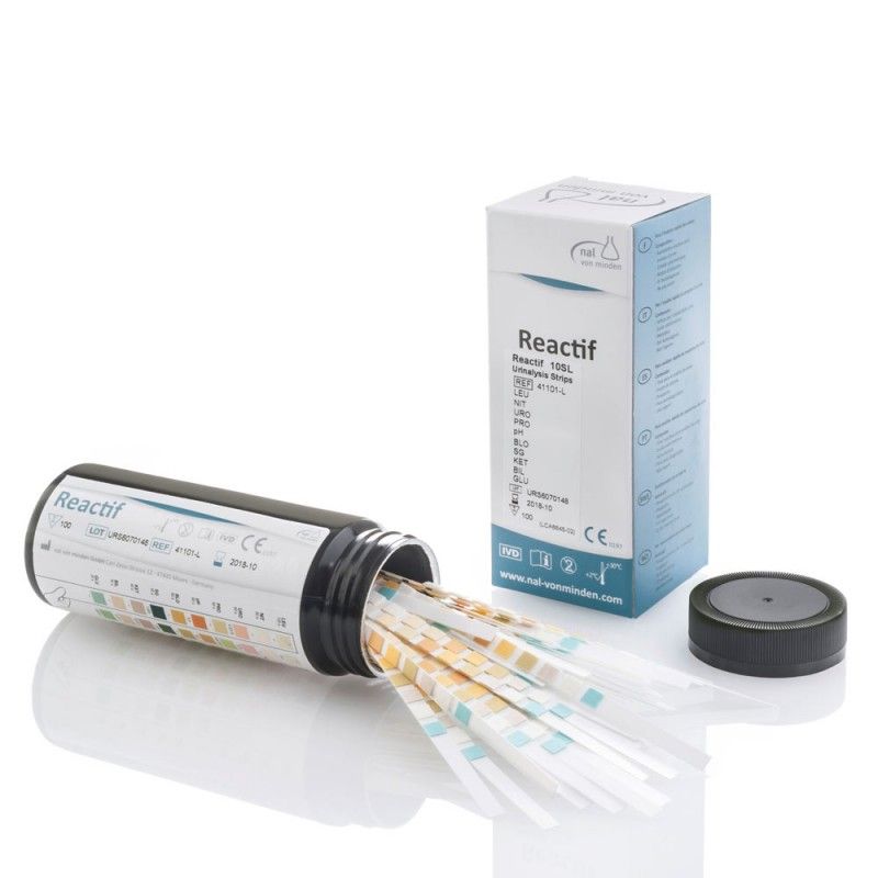 Reactif 10SL Reagent Strips - Box 100