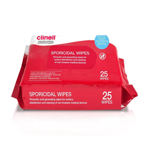 Clinell Sporocidal Wipes - Pkt 25