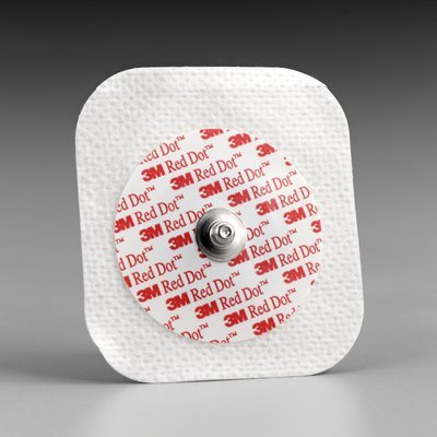 Red Dot Monitoring Diaphoretic Electrode Cloth - Pkt 50