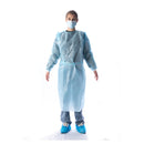 PP+PE isolation gown (with cuffs and ties) - Each