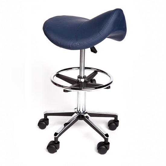 Saddle Stool Premium With Foot Ring