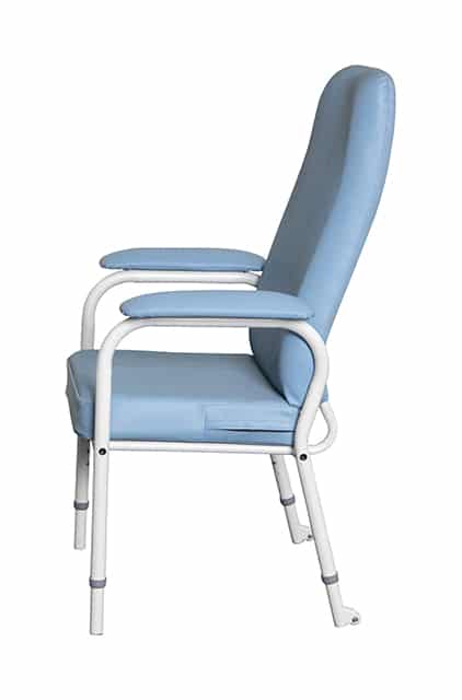 Ergonomic Backrest Day Chair-PVC Blue