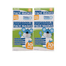 Happy Masks  Disp Face Mask Adult - Pkt 10