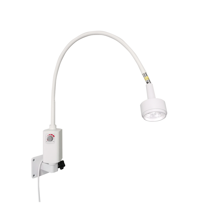 6W LED Exam Light White w/ Mobile Base & Wall Mount