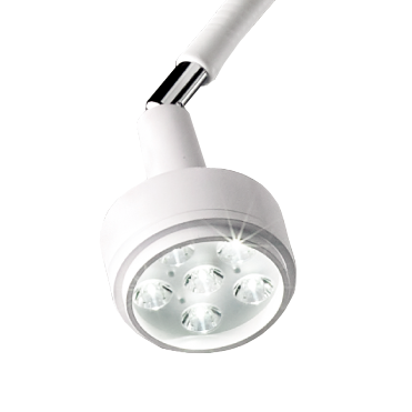 6W LED Exam Light White w/ Mobile Base & Wall Mount