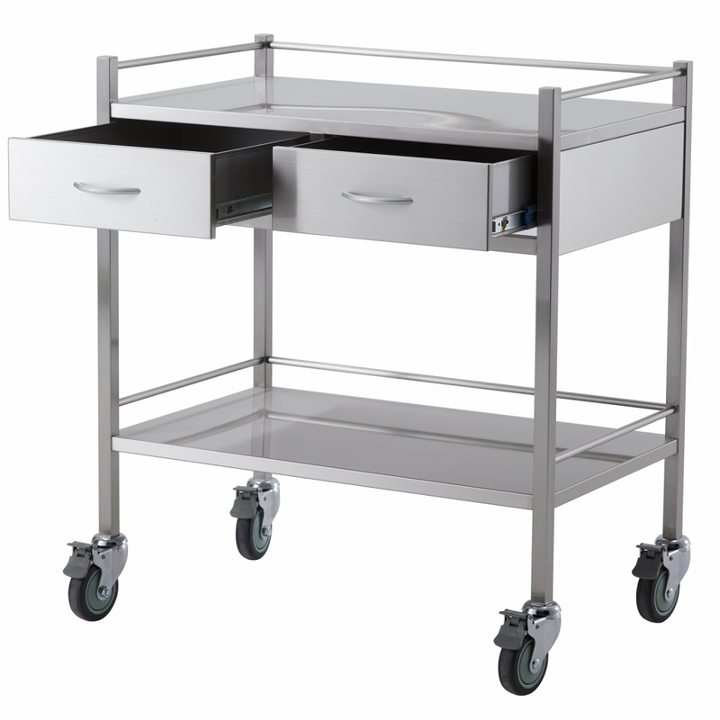 Trolley S/S 2 Drawer Side By Side 80x50x90cm