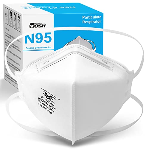 N95 Face Mask Disposable Flat fold (Box 20 Masks) FT-N040