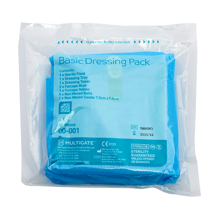 Basic Dressing Pack with Non-Woven Balls - Pkt 20