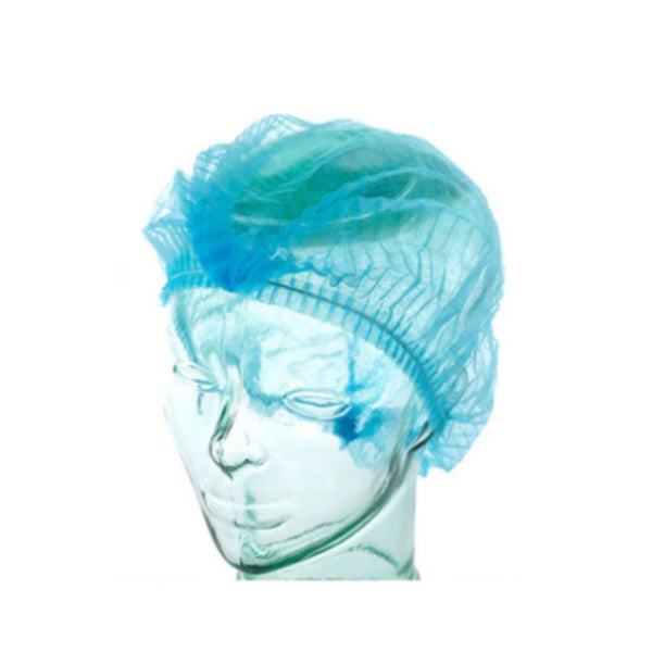 Medi Caps Blue Hair Net 21" - Carton of  1000